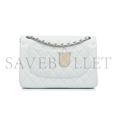 CHANEL QUILTED CAVIAR LEATHER CLASSIC JUMBO DOUBLE FLAP BAG 426506 (30*21*9cm)